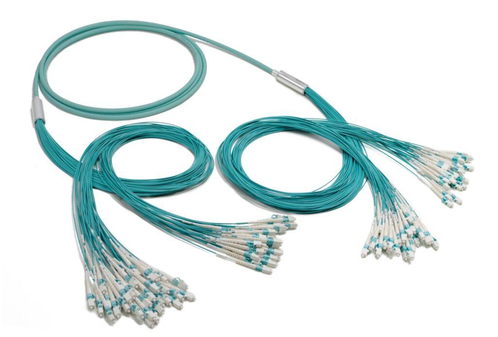 LC-LC-72-fiber-Duralino-trunk-free-tails-simplex-tubing
