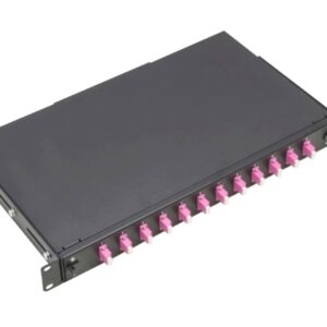 LC 1U patch panel – fully loaded
