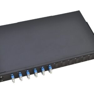 SC 1U patch panel – fully loaded